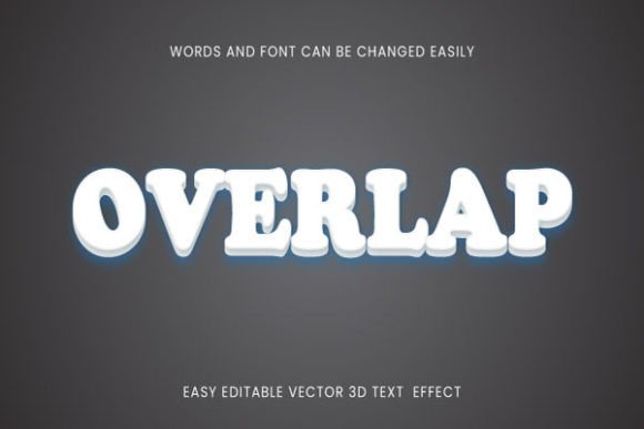 Download Overlap - Text Easy Editable Font - Easy editable Collection