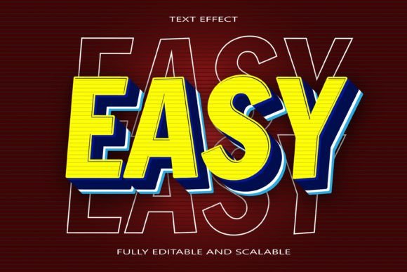 Download Easy Editable Text Effect - Easy editable Collection