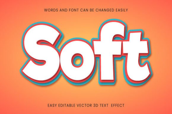 Download Soft - Text Style 3d Easy Editable - Easy editable Collection