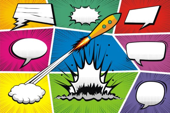 Download Comic Speech Blank Template - Premium Bundle
