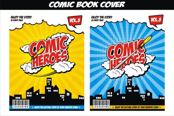 Download Comic Book Cover Easy Editable - Easy editable Collection