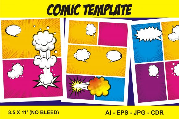 Download Comic Blank Template Vector - Premium Resources